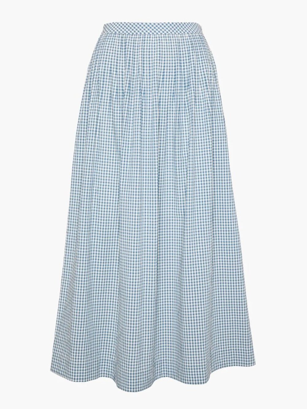 NEW Hill House Home The Ame Skirt in Lagoon Teal Gingham